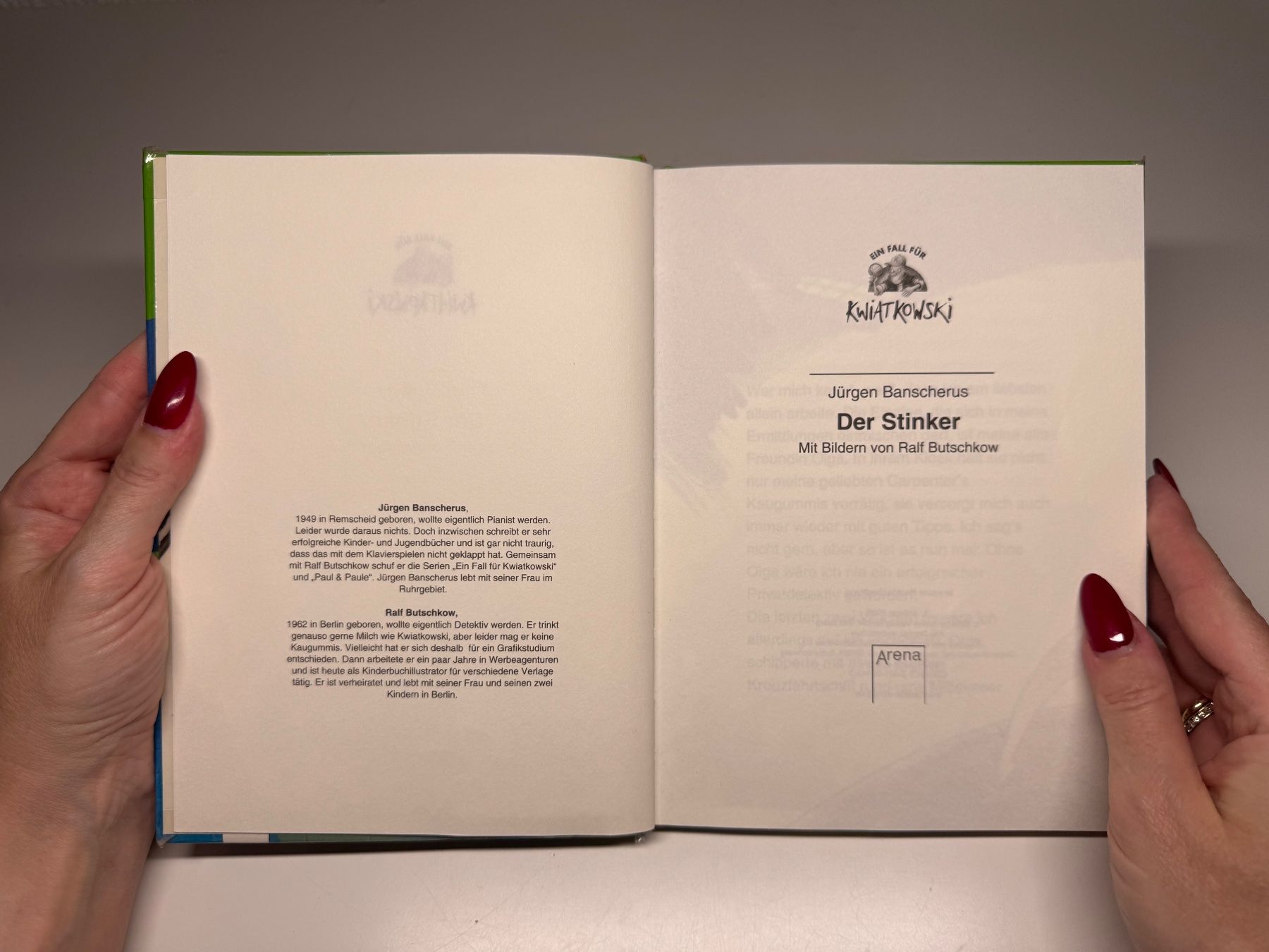 Bücher: BUCH: J. Banscherus, Ein Fall für Kwiatkowski, Der Stinker – Gebraucht aus Grosswangen von Kleine.Knoepfe 4