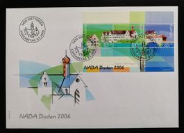 Schweiz FDC Sonderblock NABA I - Kloster Wettingen, 2006
