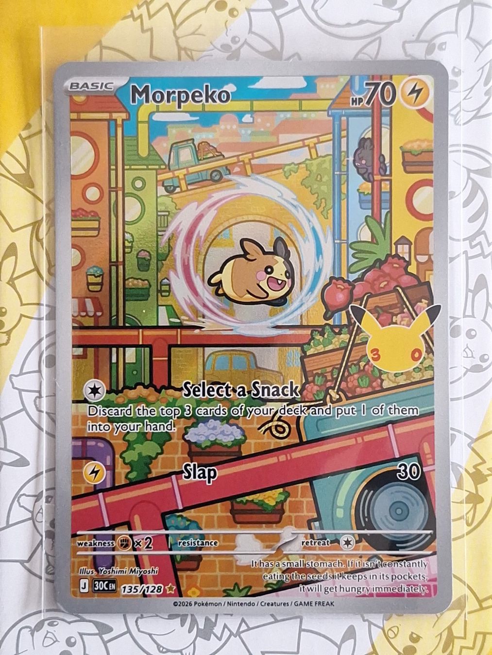 Pokémon Carte collezionabili: Morpeko - 30th Celebration – Usato da Altstätten SG venduto da GGsGameshop