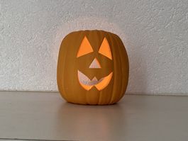 Halloween Laterne Kürbis 13cm hoch