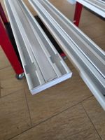 5 Aluminium-Vorhangschienen (2-läufig) zu verkaufen