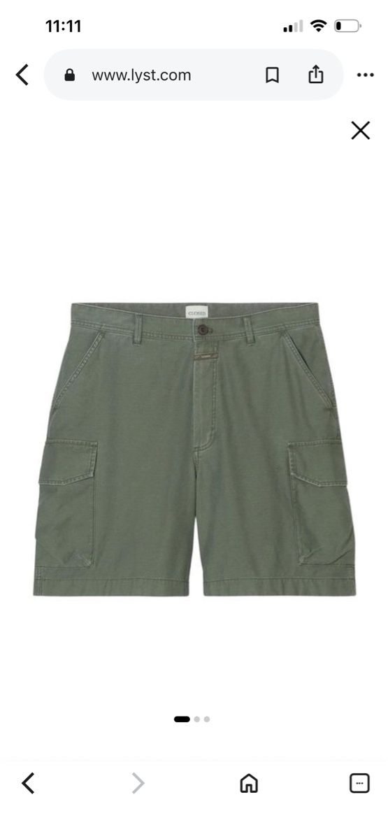 Closed Pantaloni: Neue Closed Herren Cargo Bermuda Shorts – Nuovo (secondo la descrizione) da Zürich venduto da Walllstreet