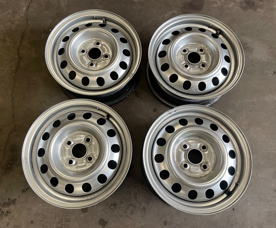 4x Stahlfelgen Toyota 5,5Jx14’‘ / 4x100 (Gebraucht) in Gletterens für ...