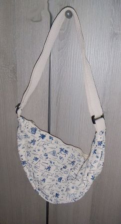Sommer - Umhängetasche, Weissbeige/Blau *Edelweiss * NEU