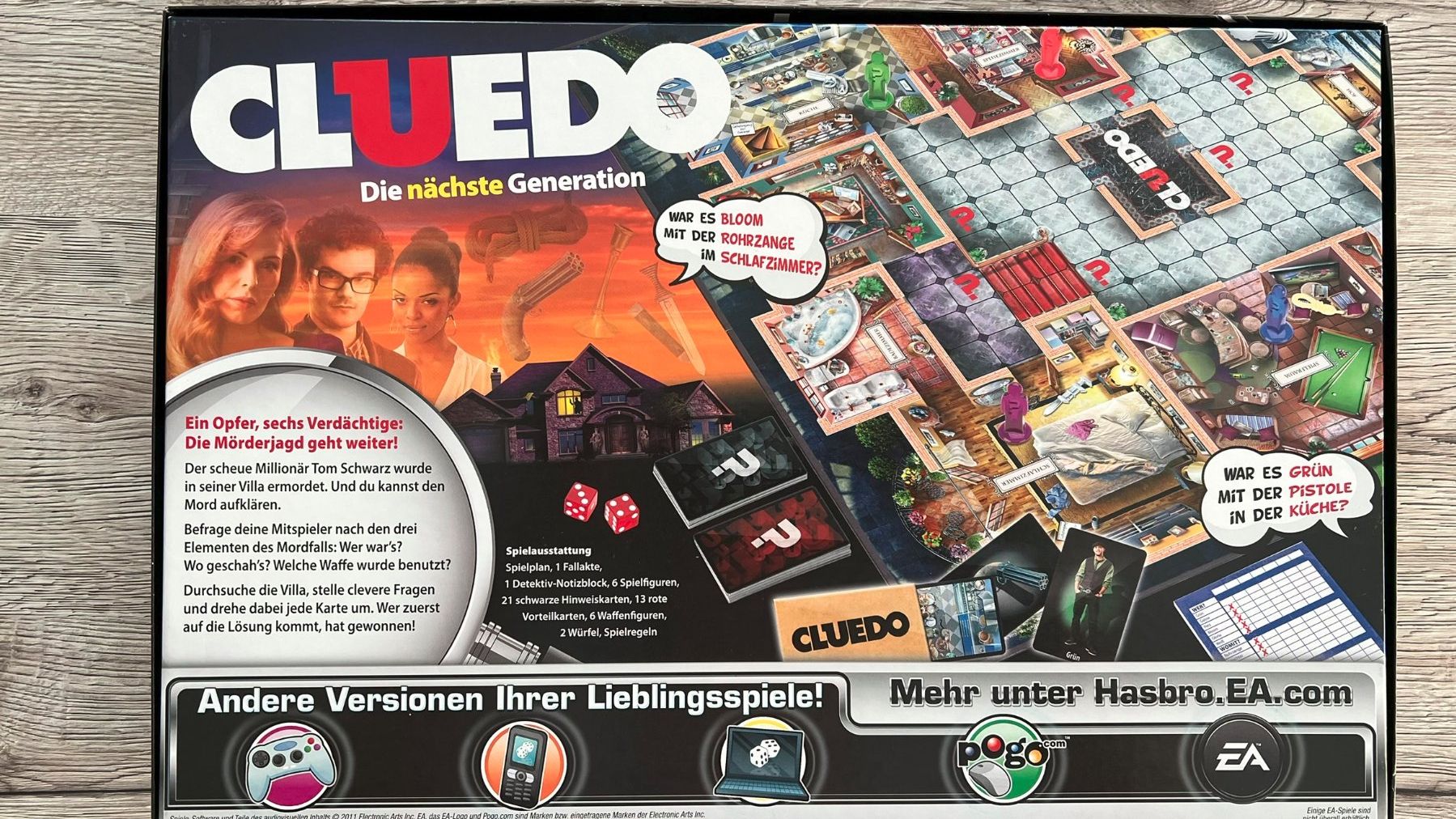 Hasbro Giochi: Cluedo - das Krimispiel – Usato da Lyss venduto da Daniela740 1