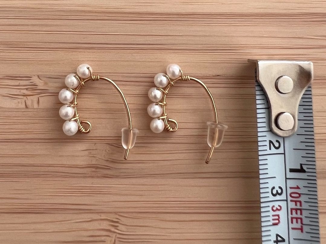 Orecchini pendenti & Orecchini a lobo: Pearl stud earrings – Nuovo (secondo la descrizione) da Genève venduto da Ballpencase 2