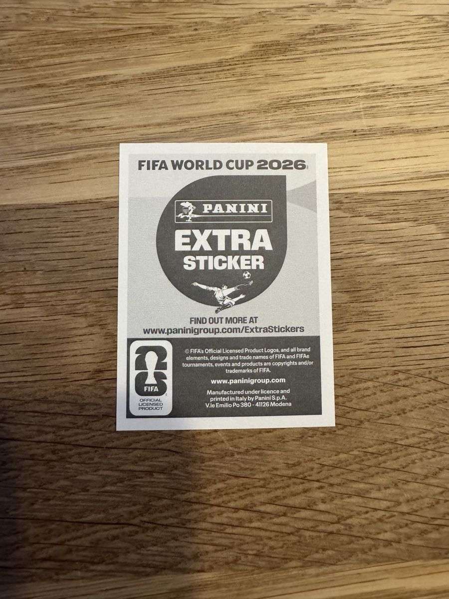 Panini Carte collezionabili: Vini Jr. Panini Extra Sticker (Silver) – Nuovo (secondo la descrizione) da Hochdorf venduto da fla_hl9g 1