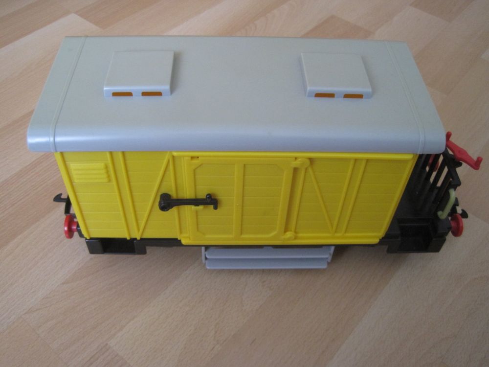 PLAYMOBIL 4108 ESSO Tankwaggon Waggon Wagen für Eisenbahn Lok Spur G 2