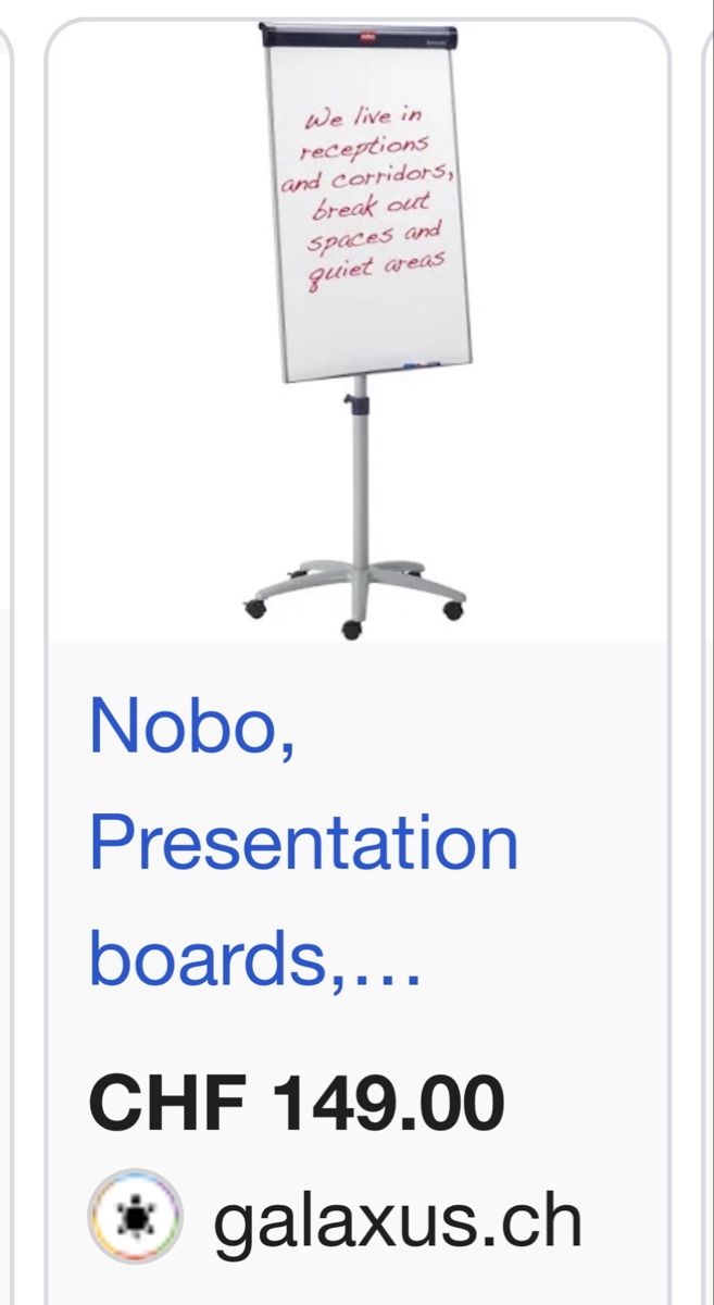 Lavagne: Flipchart - nobo barracuda – Usato da Zug venduto da tai_gw5w