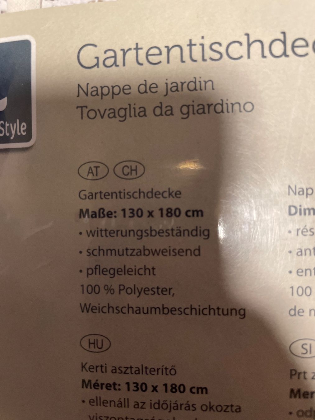 Altra biancheria da tavola: Gartentischdecke – Nuovo e nell'imballaggio originale da Rüfenacht BE venduto da Edinas_shop 2