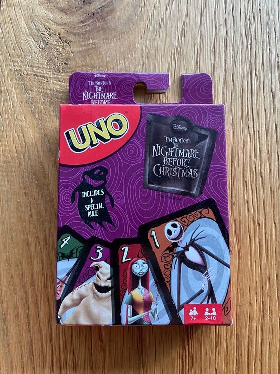 The Nightmare before Christmas Uno Kartenspiel NEU Kaufen auf Ricardo