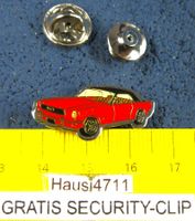 FORD MUSTANG AUTO PIN GLASIERT MIT SECURITY-CLIP KLEIN-FEIN