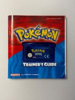 Pokémon Saphir Edition DE mit Trainer's Guide