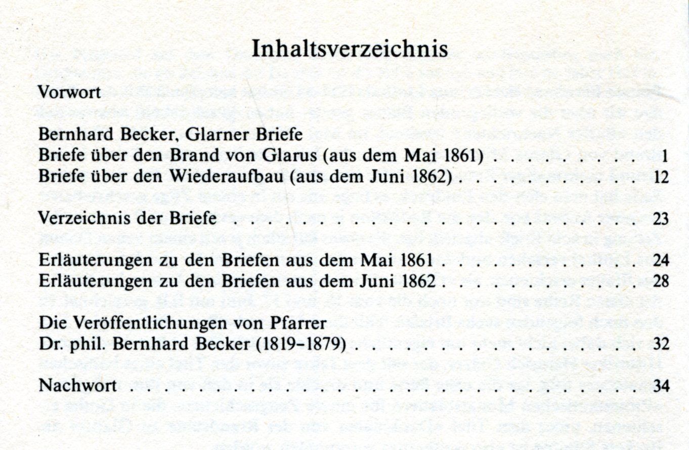 Bücher: Glarus, Brand von Glarus – Gebraucht aus Aarau von Elmaar41 2