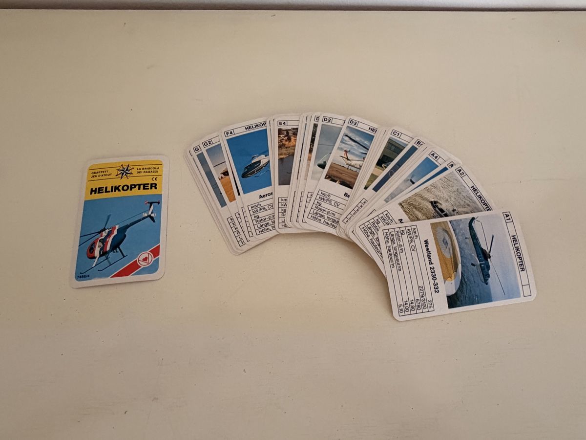 Spiele: 5 alte Technik Quartettspiele – Gebraucht aus Wabern von Housi78 5
