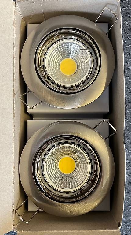 Lampade: LED Einbauspot 6 Stk. Chromstahl 72mm – Usato da Fahrni b. Thun venduto da Joer1 1