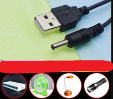 USB Stromkabel auf DC 3.5 Hohlstecker Stecker Adapter Kabel