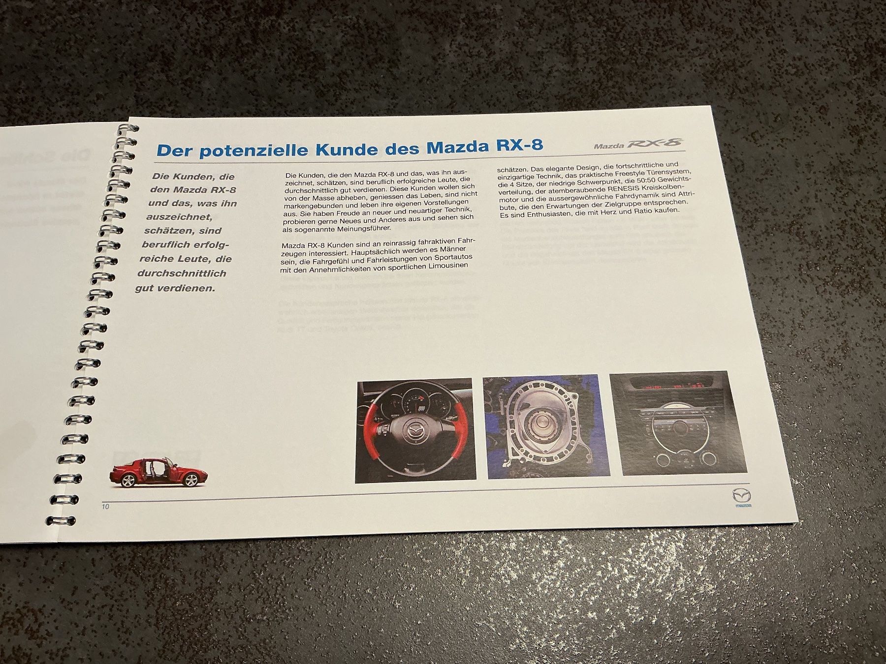 Libri: Mazda RX-8 Vorabinformation 2003 – Usato da Horw venduto da adler65 5