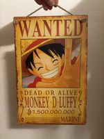 One Piece - Wanted Poster  - Monkey D. Luffy - Deko!