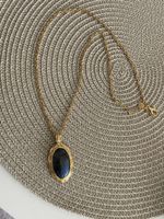 ETRUSCA GIOIELLI COLLIER CHAÎNE et PENDENTIF pierre naturel