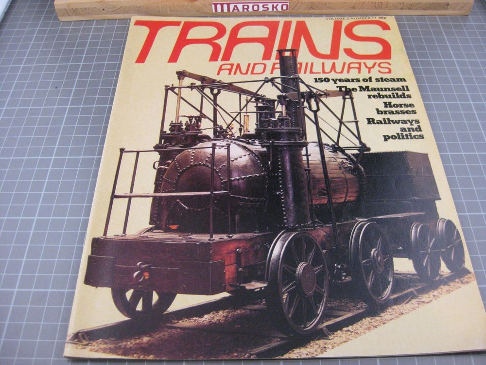 Heft: Trains and Railways, 1975, Format ca 23x29 cm, 32 Seit (Gebraucht ...