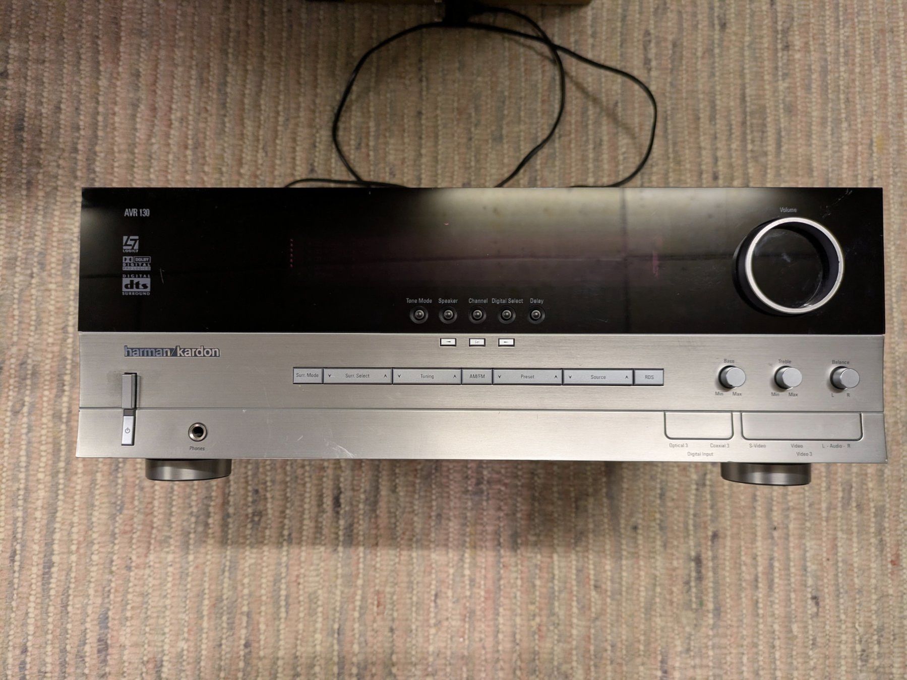 Harman-Kardon Receiver: Harman Kardon AVR 130 Receiver Silber gebraucht – Gebraucht aus Arlesheim von phva