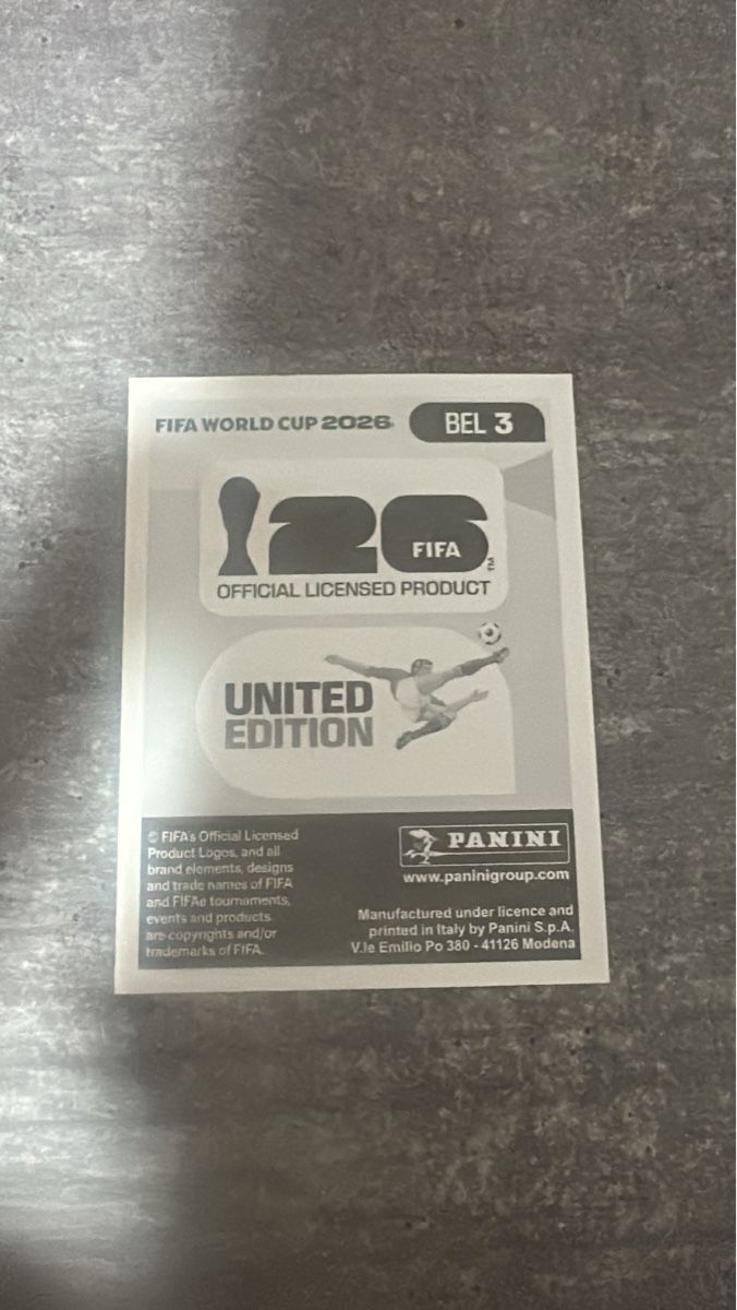 Panini Carte collezionabili: BEL 3 , FIFA WORLD CUP 2026 PANINI  – Nuovo (secondo la descrizione) da Frauenfeld venduto da 1PegPeg1 1