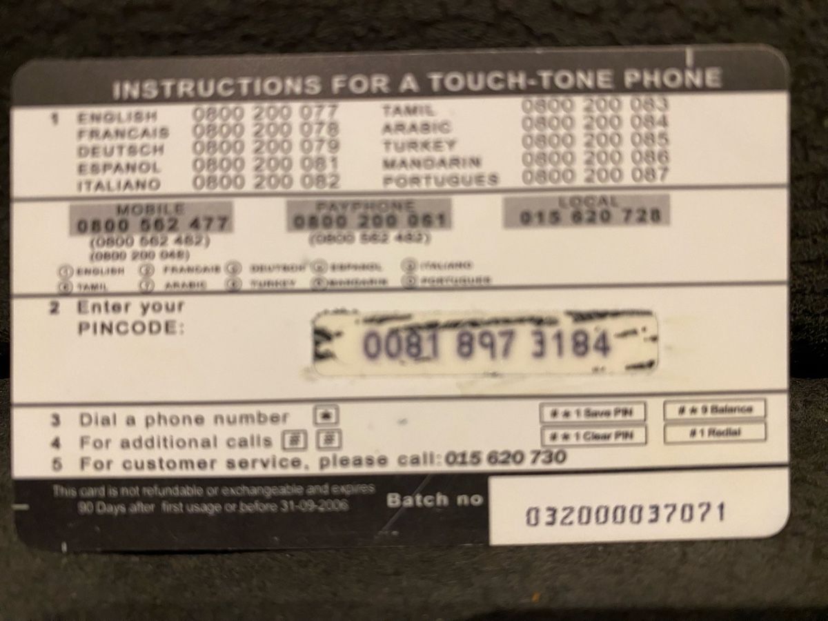 Telefon- & Taxkarten: Carte – Gebraucht aus Lausanne von babacard10 1