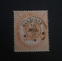1870. TELEGRAPHE FRANCE NO 7 OBLITÉRÉ