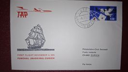 Swissair Funchal (Madeira) - Zürich 04.11.1974