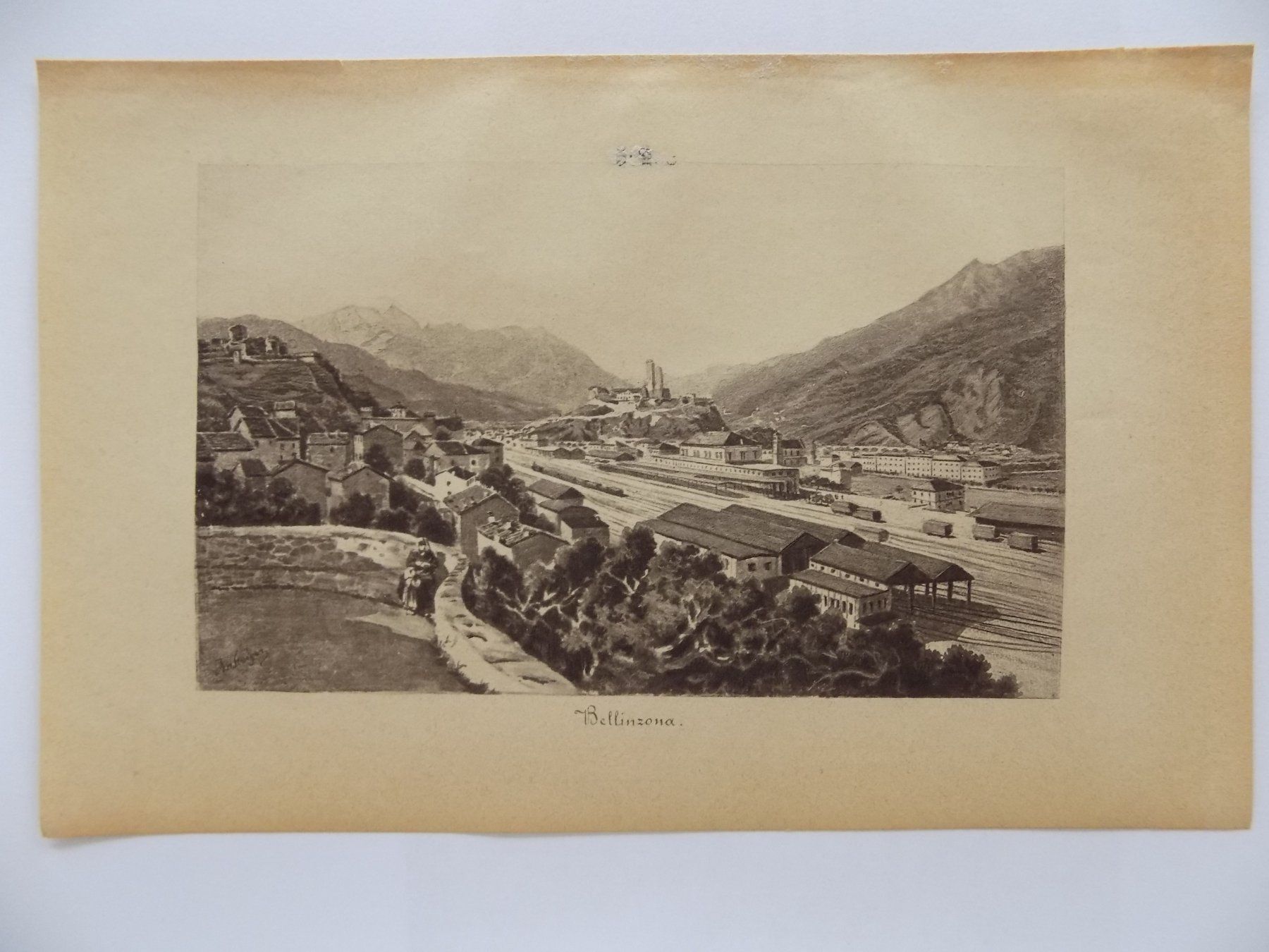 Gravures: Bellinzona Ticino – D'occasion à Risch par Rischli15