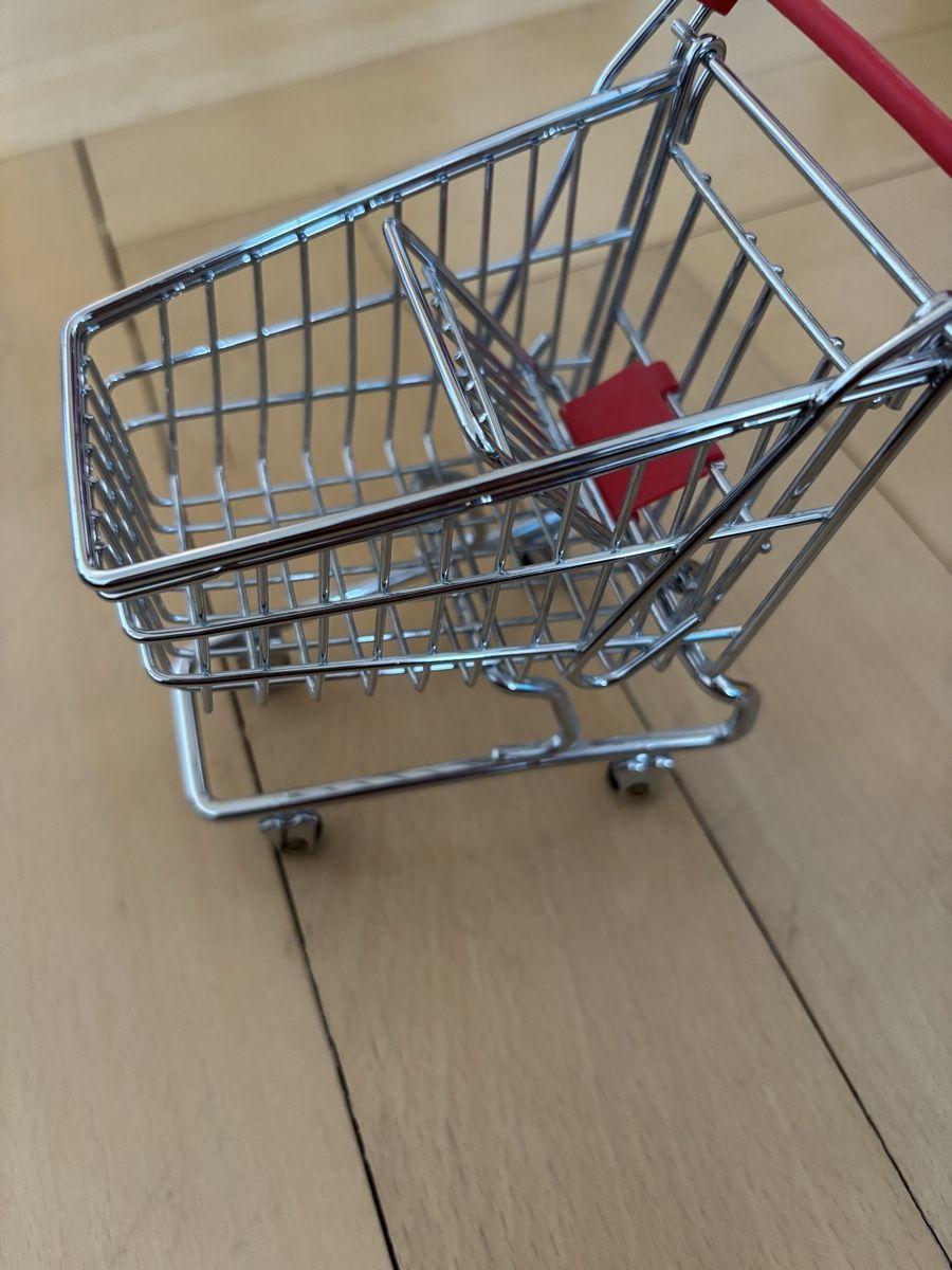 Alle Dekorationen: Mini-Einkaufswagen Deko – Gebraucht aus Fribourg von SaskiaD. 1