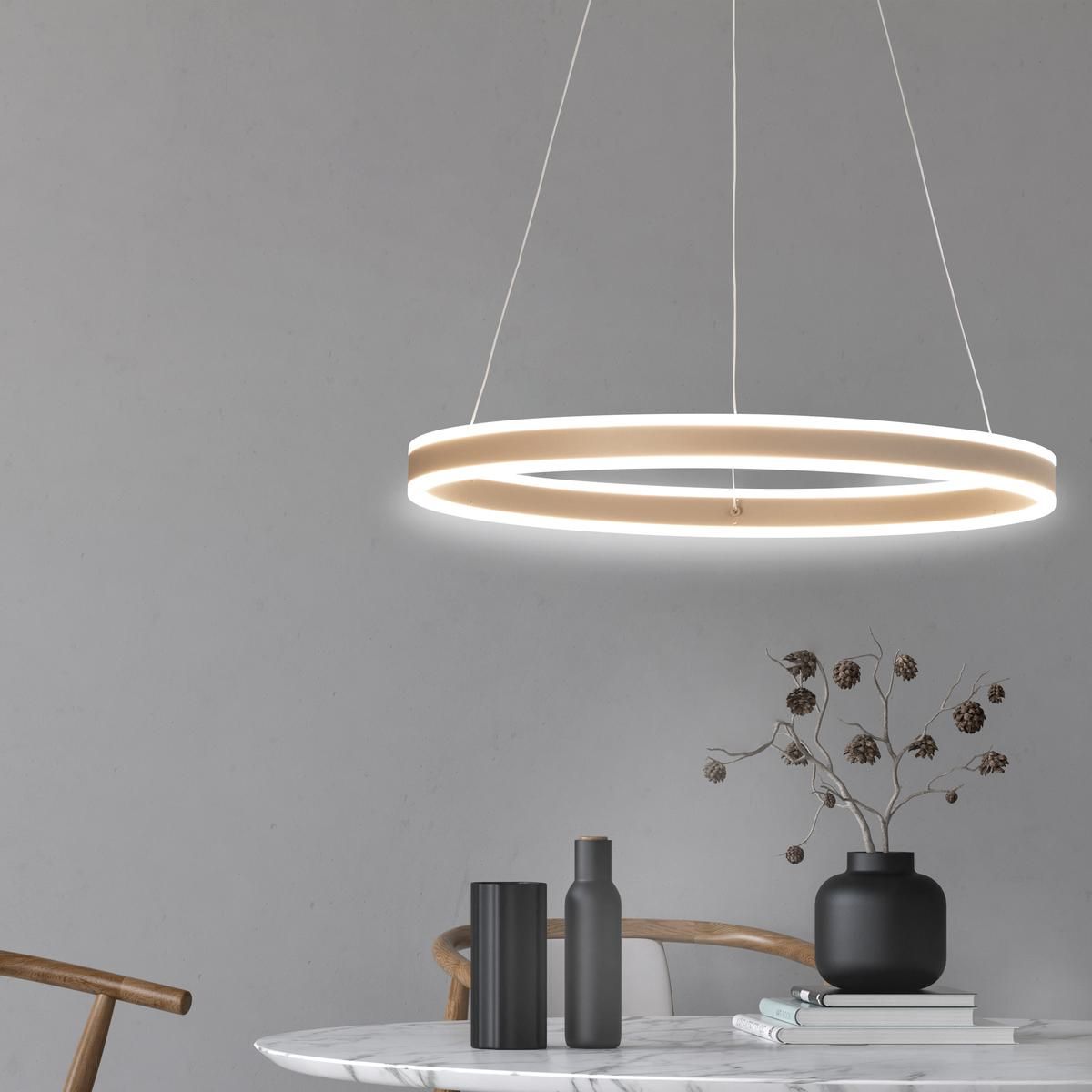 Kronleuchter & Deckenlampen: LED Pendelleuchte, Greige, CCT, 60 cm Ø – Neu (gemäss Beschreibung) aus Kreuzlingen von Smart-Light 1