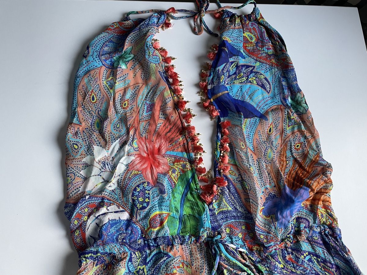 Tute: Etro Jumpsuit Seide ital. Gr. 40 oder S bunt – Usato da Gockhausen venduto da AnneT07 1