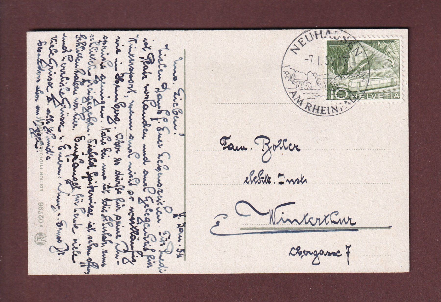 Cartoline postali: St. Gallen - BRUGGEN – Usato da Pully venduto da nicecards 1