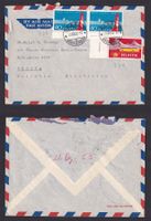 Luftpostbrief Basel --> Bogota / Kolumbien 20.12.1953