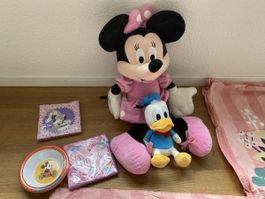 Minnie Maus Set, Bettwäsche, Plüschtier, Disney