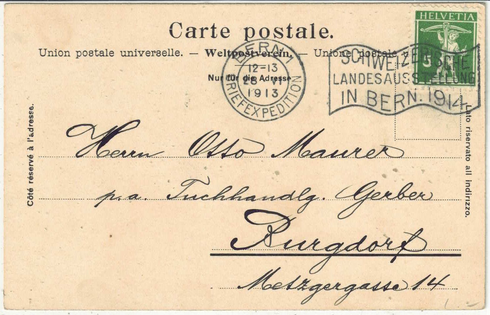 Cartes postales: Giessbachfälle - Litho – D'occasion à Ettingen par Kartenplanet 1
