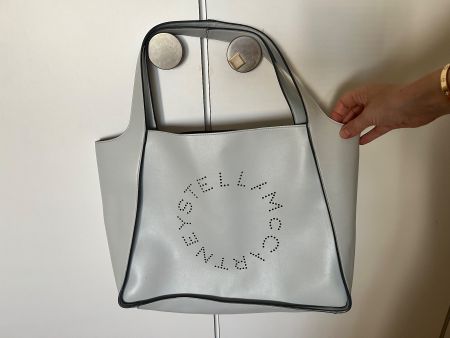 Stella McCartney Logo Tote Bag hellblau
