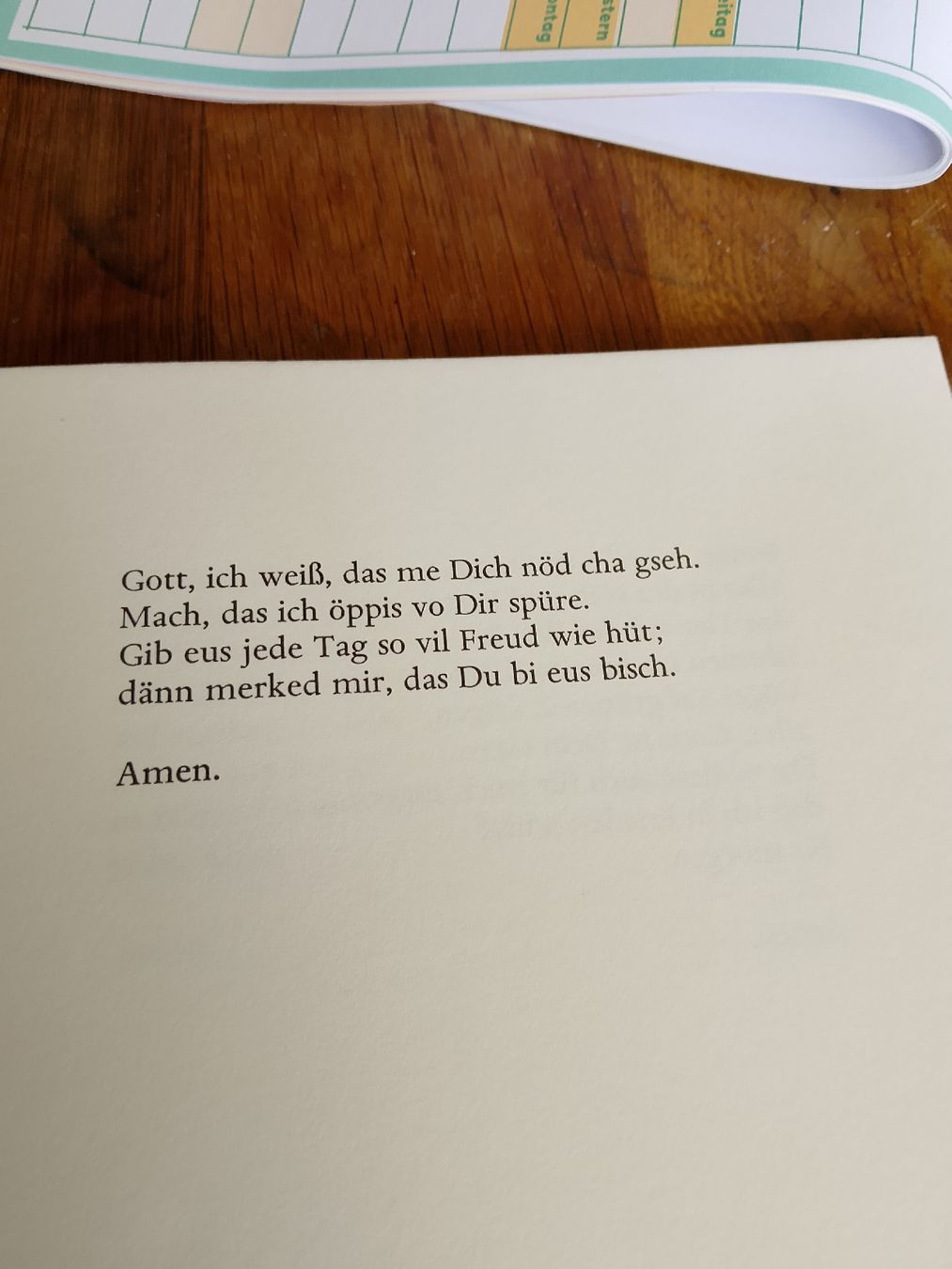 Libri: Grosse Gott singsch du im Wind – Usato da Volken venduto da katz5 4