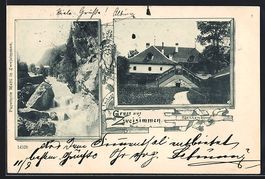 AK Zweisimmen, Blankenburg, Flusspartie