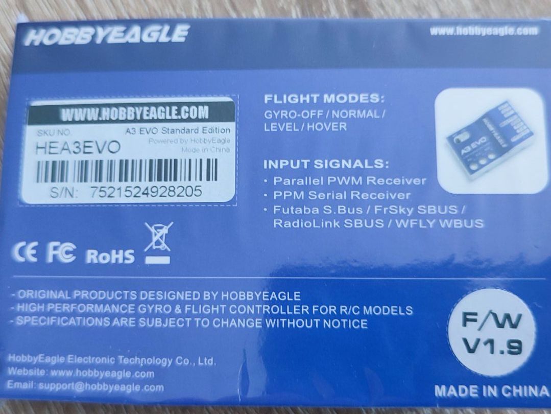 RC Kits de montage: HobbyEagle A3 EVO Gyro – Neuf (Voir description) à Niederglatt ZH par KIGA04 1