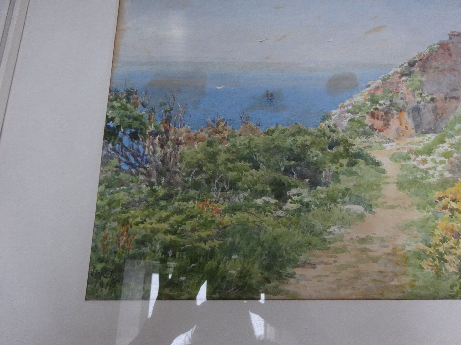 Dipinti: Aquarell  Signiert Landschaft 1918 – Usato da Neerach venduto da jenny062 3