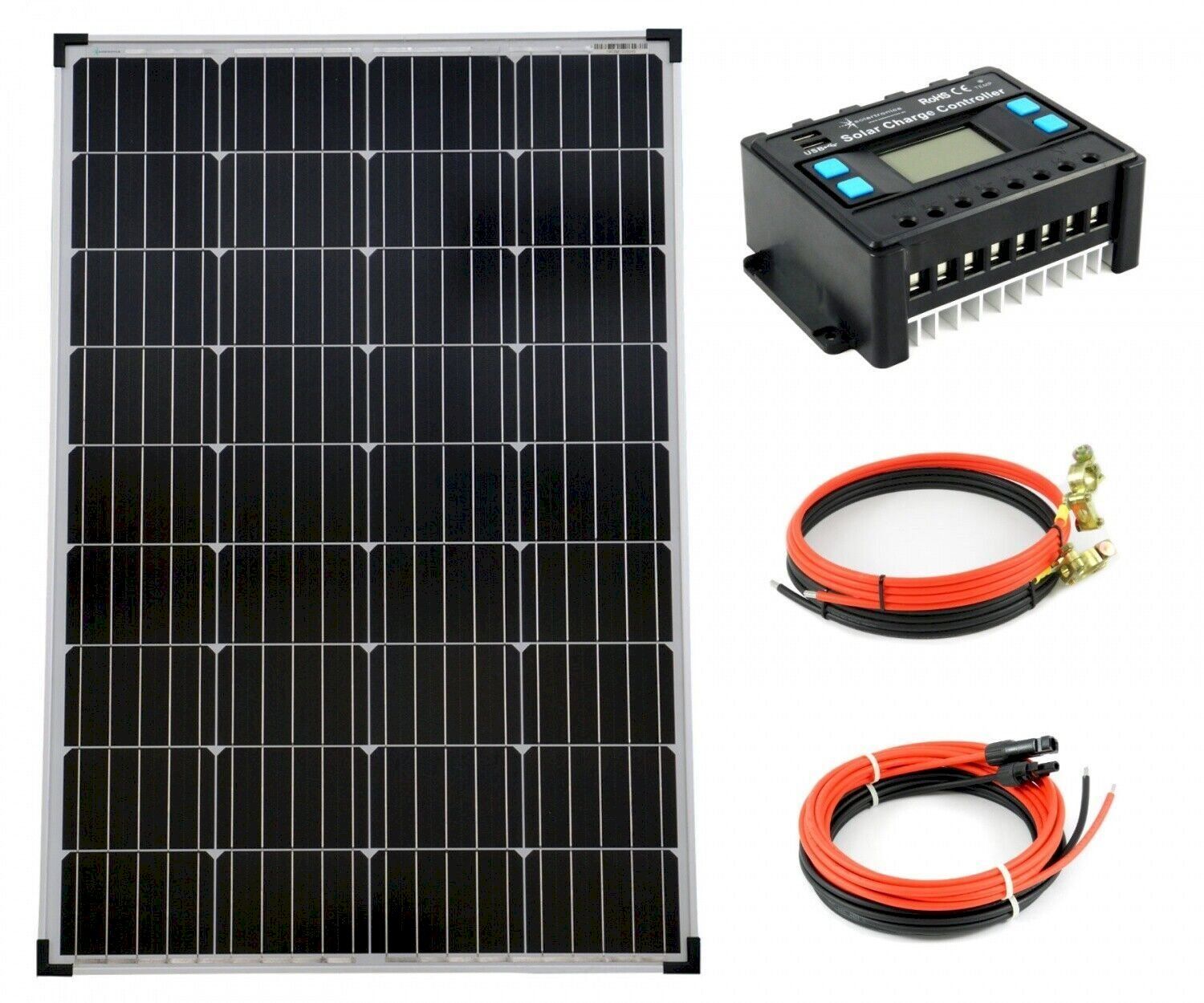 Solargeräte und Solarprodukte: Solartonics 100 Watt Mono Solarmodul Set – Neu und originalverpackt aus Bottighofen von zaap