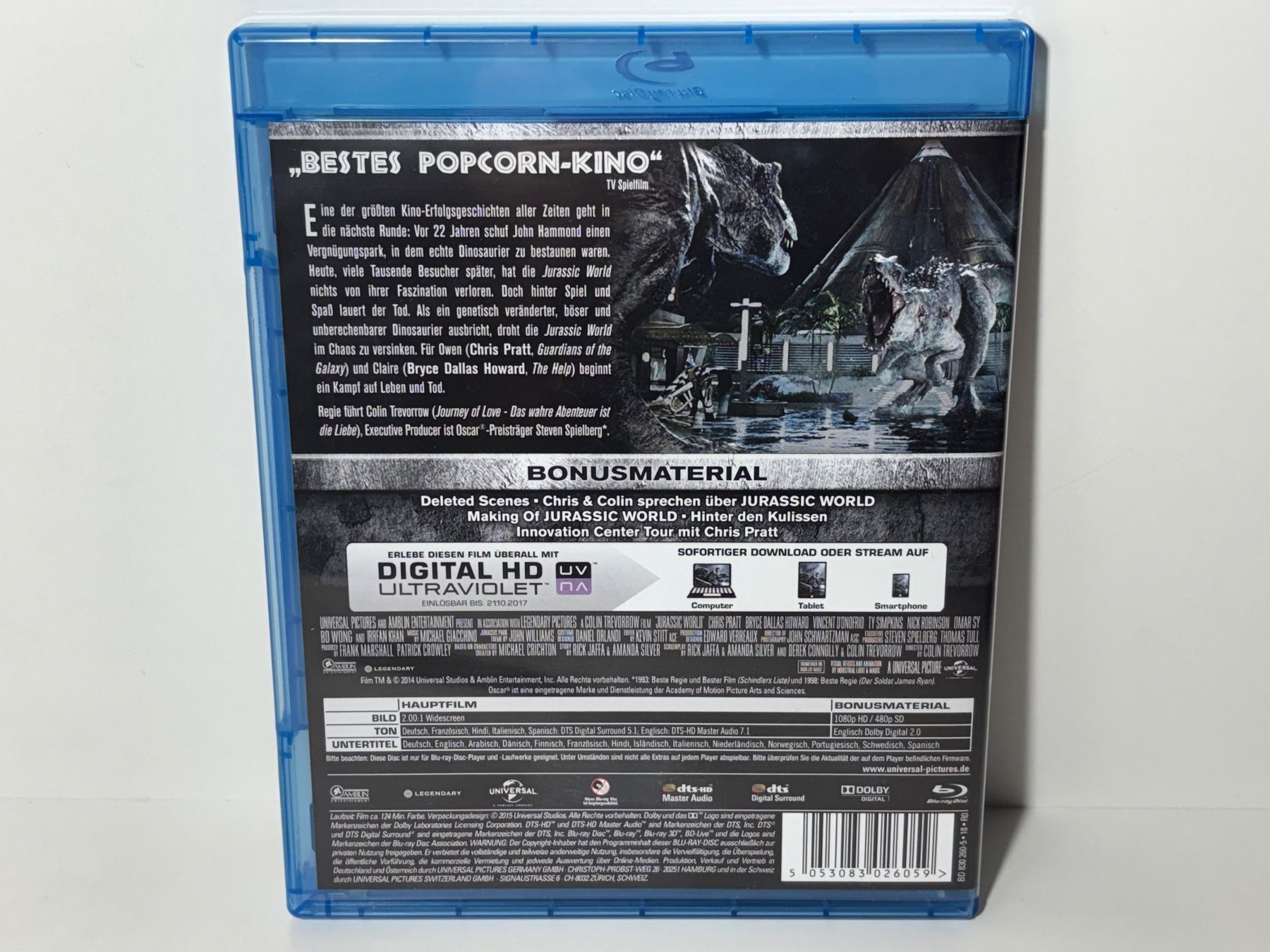Tutti i DVDs: Jurassic World Blu Ray – Usato da Wilderswil venduto da Sstriker 1