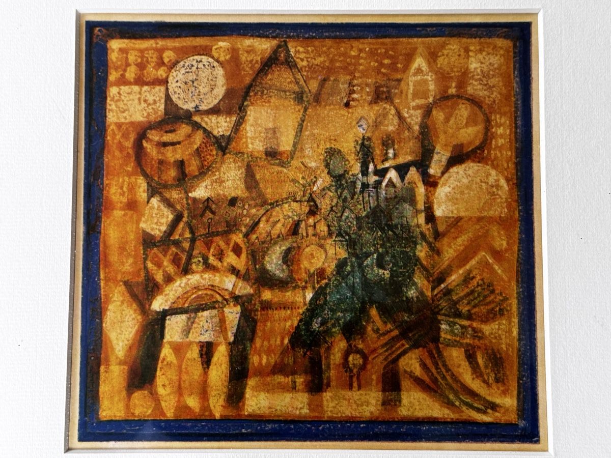 Dipinti: Hans Rudolf Strupler Mischtecnik auf Papier – Usato da Zürich venduto da Manubene 5