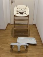 Kinderstuhl Hauck Alpha + mit Zubehör (Bouncer 2+1 und Tray)