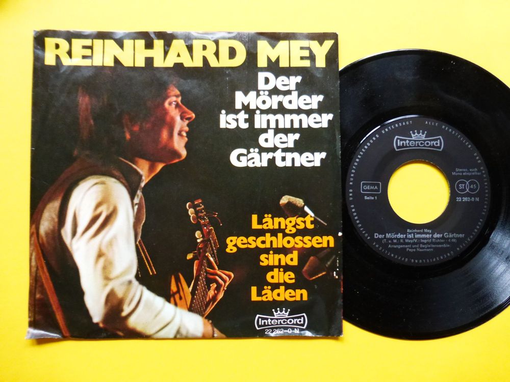 REINHARD MEY 7" DER MÖRDER IST IMMER DER GÄRTNER Kaufen auf Ricardo