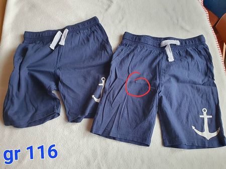 Kurze Hosen gr 110 für Zwillinge 