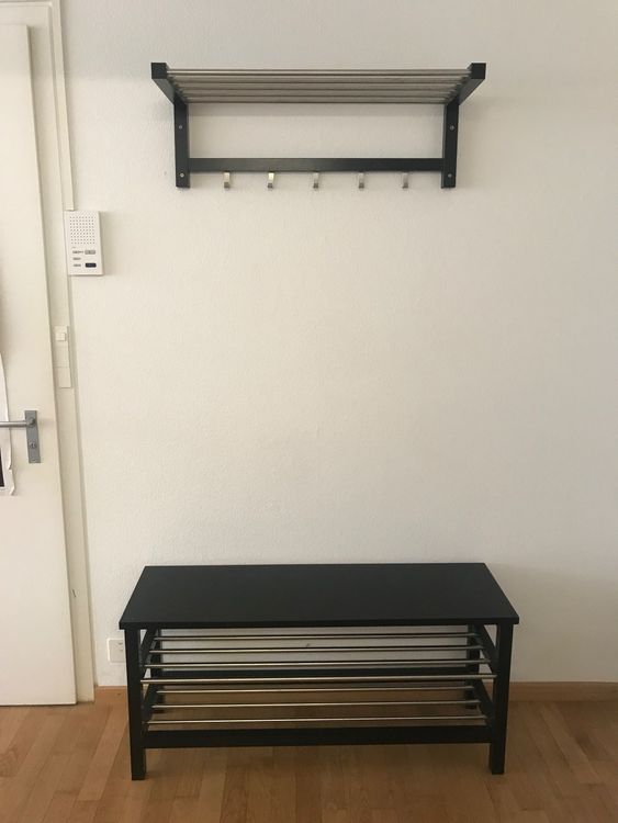 Garderobenständer Mit Schuhregal - 8 Haken & 5 Etagen Für Flur & Eingangsbereich